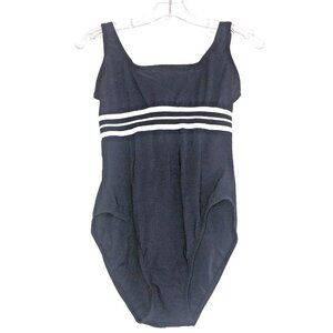 Classic Black and White Women's One Piece Swimsuit